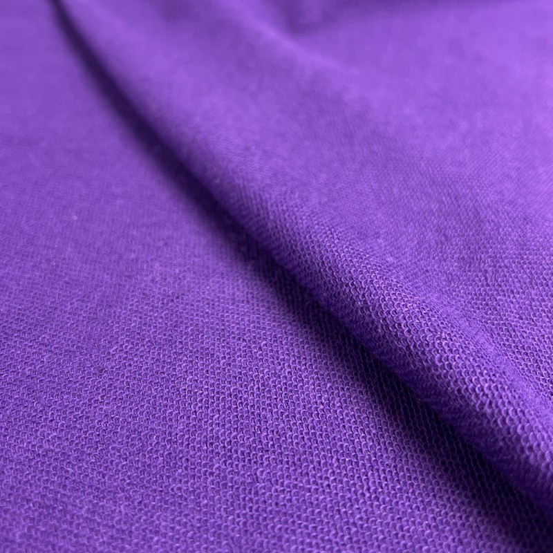 Purple French Terry Fabric