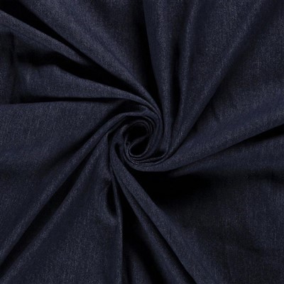 Black Stretch Denim Fabric
