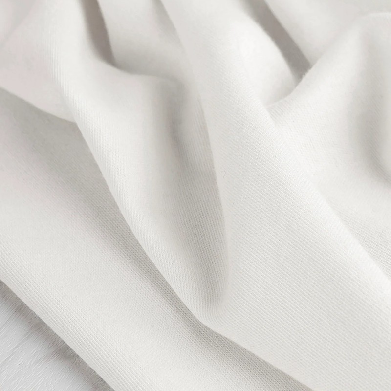 White Jersey Knit Fabric